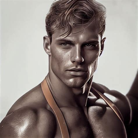 HUNKY MODEL FROM ST. LOUIS SUBJECT OF GAY ICON。